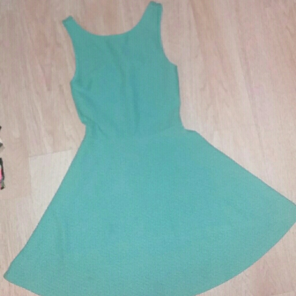 Teal dress
